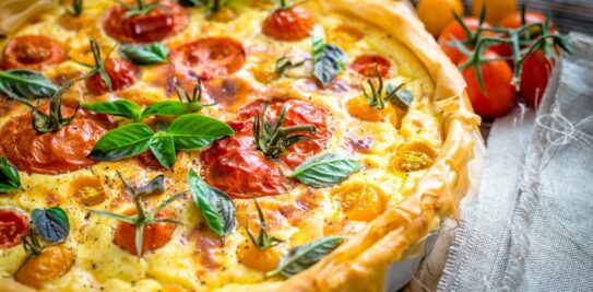 Quick and Easy Tuna, Tomato and Mustard Tart Recipe