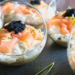 Smoked Salmon, Avocado, and Cream Cheese Verrines