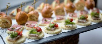 Roasted Pear and Blue Cheese Crostini