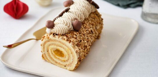 Vanilla Yule log: a delicious and easy recipe to impress your guests