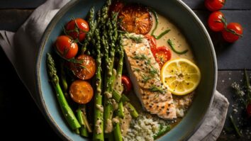 Spring Asparagus and Strawberry Salad